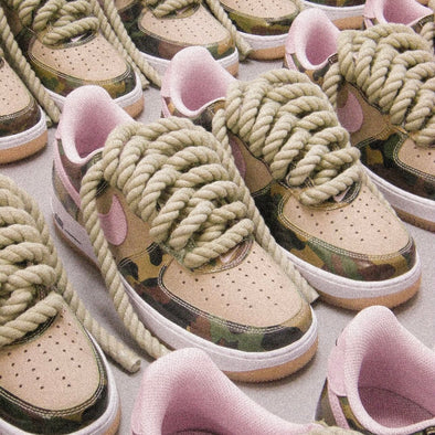 Camo & Pink Air Force 1