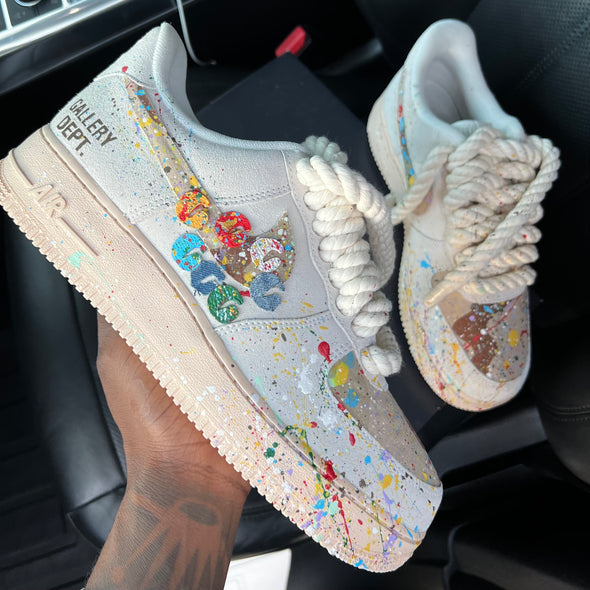 Summit White GD Splatter AF1